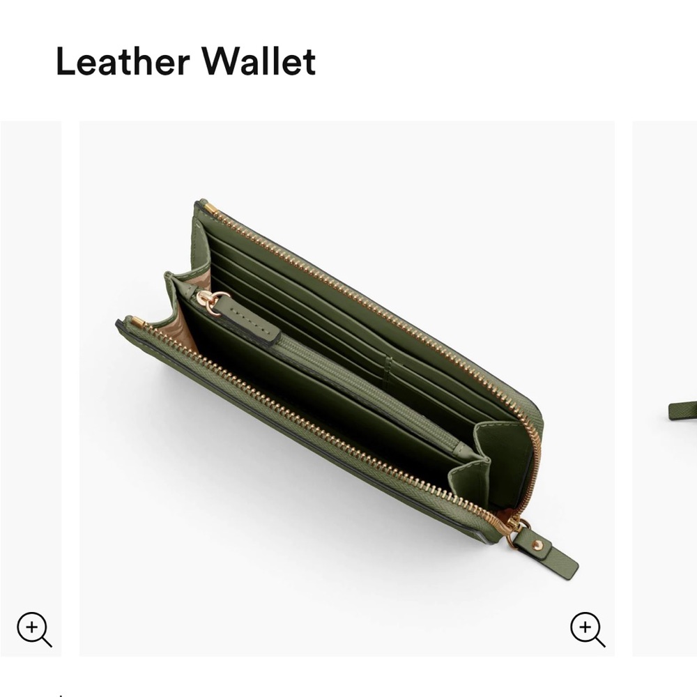 Lo & Sons Sage Green Leather Wallet